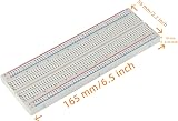 HUAREW Breadboard and Jumper Wires Kit 830/400 Tie Points 120 Wires view 4