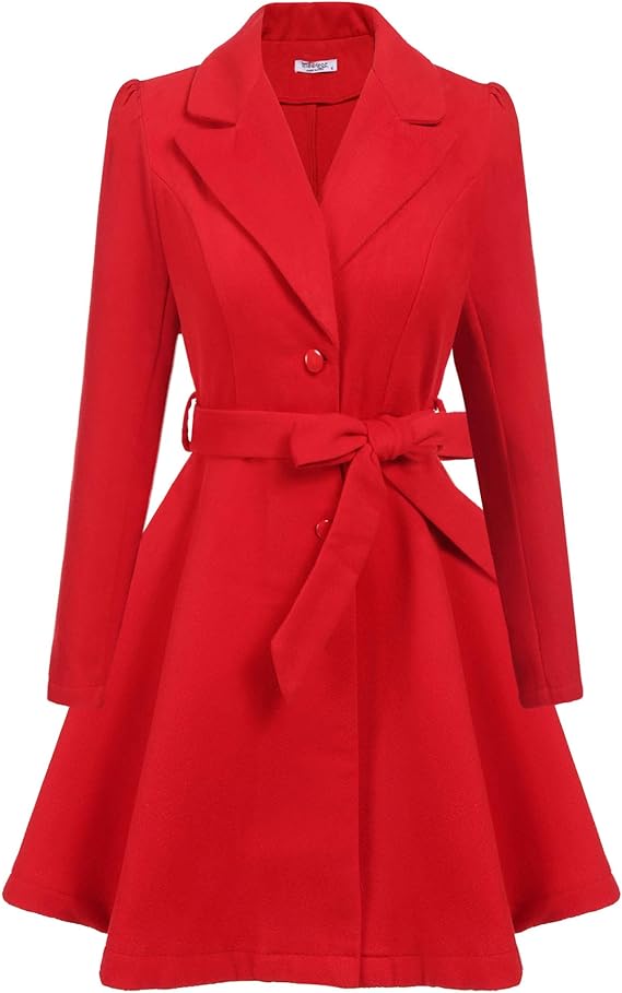 red trench coat amazon