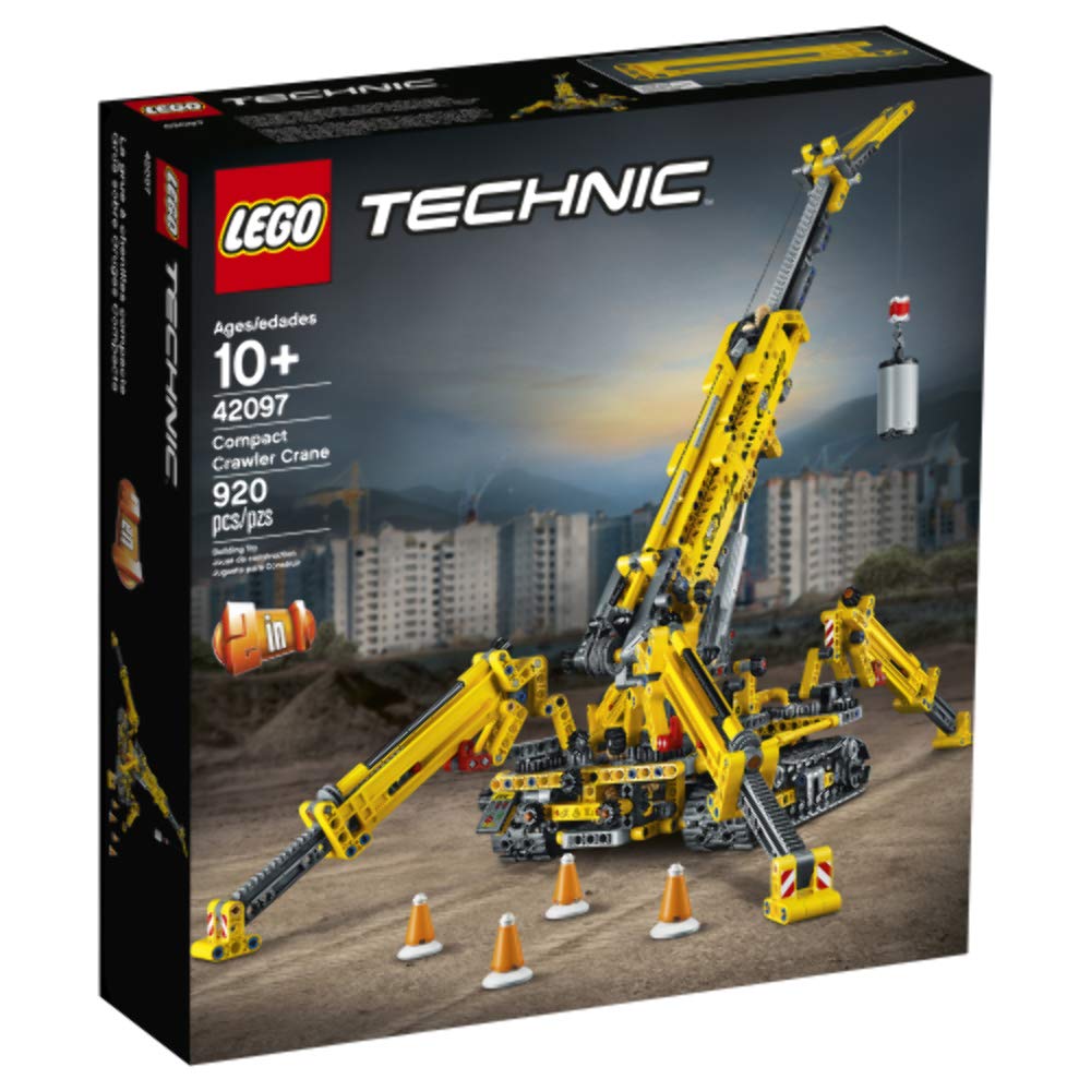 Kit de construcción LEGO Technic Grúa sobre orugas compacta 42097 (920 piezas)