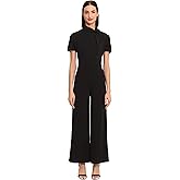 Donna Morgan womens Sleek Style Jumpsuit Office Workwear Event Guest of