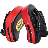 TLBTEK 2PCS Curved Punching Mitts Boxing Pads Hand Target Gloves Training Focus Pads for Kickboxing Muay Thai MMA Martial Art UFC for Kids, Men &amp; Women