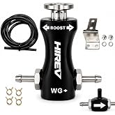 HIREV PERFORMANCE Manual Boost Controller - Adjustable Turbo Boost Control Kit, Universal Ball &amp; Spring Wastegate Controller for Turbocharged Engines, Internal &amp; External Wastegate Compatible