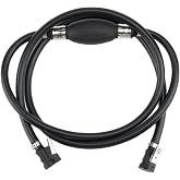 SeaSierra 3/8" Outboard Fuel Line Kit with Connectors for Johnson Evinrude | Marine 10MM 7.5FT Fuel Hose Set with Rubber Primer Bulb, Fits Most Motors, Replace 5008609 5008610 766489, Sierra 18-8009EP-2