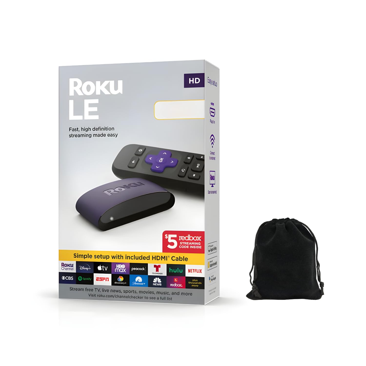 Roku LE HD Streaming Media Player with High Speed