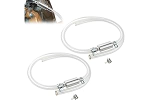 Pricyru Brake Bleeder Hose - One Way Check Valve Tube Bleeding Tool Kit, Brake Bleeder for Hydraulic System Bleeding Car Motorcycle Clutch (2PCS)
