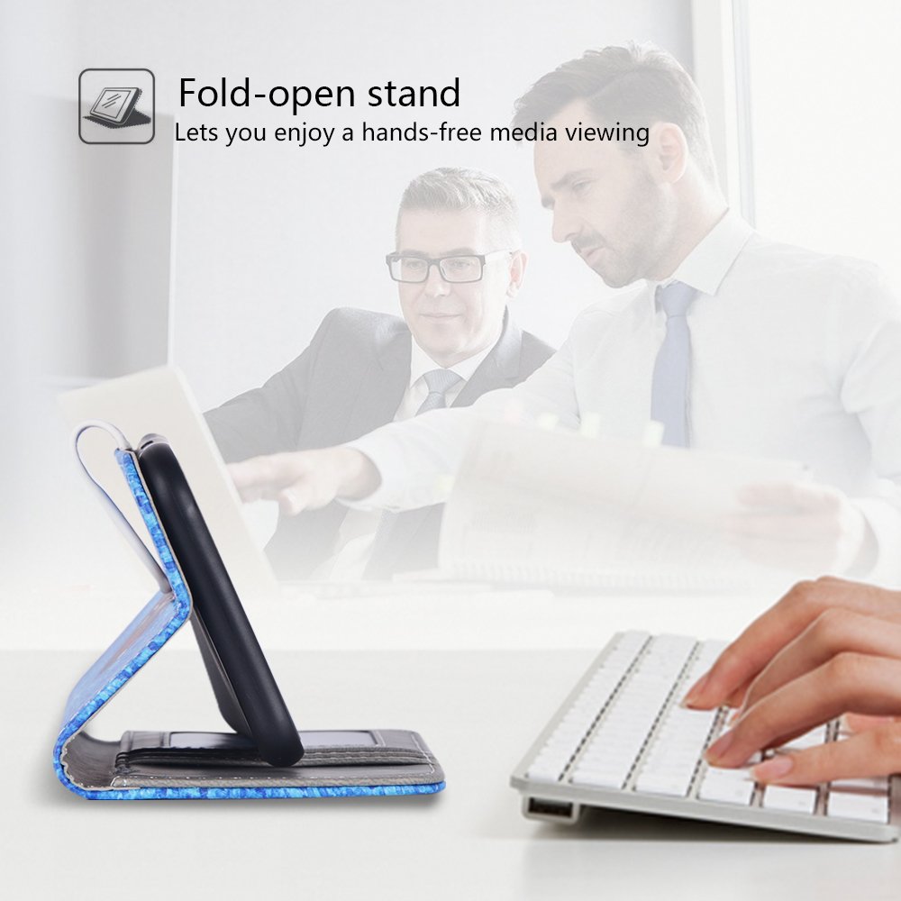 iPhone 6S Plus Wallet Case,iPhone 6 Plus Wallet Case,MagicSky Premium PU Leather Flip Folio Case Cover with Wrist Strap,Card Slots,Cash Pocket,Kickstand for Apple iPhone 6S Plus/6 Plus(Snake)