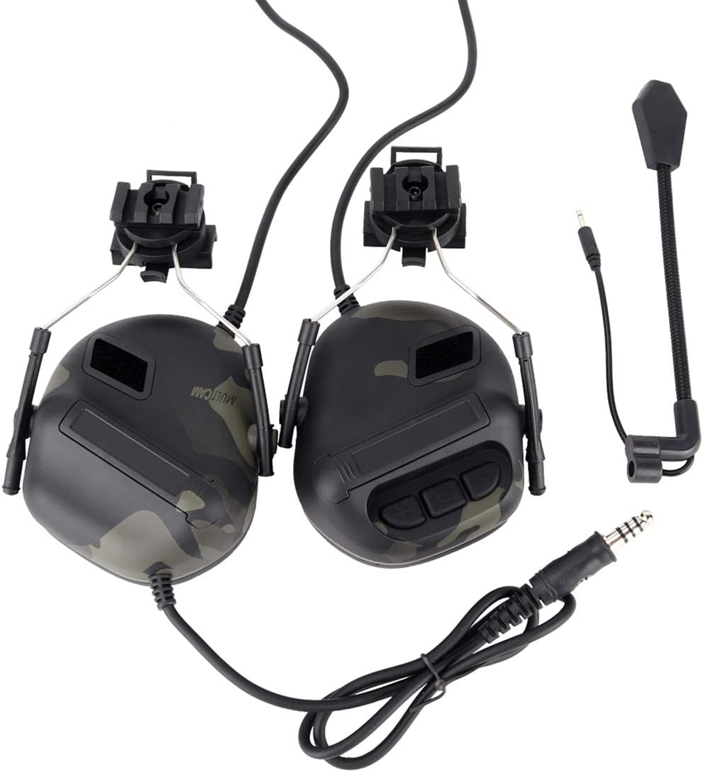 WOLFBUSH Shooting Earmuff Safety Ear Protection, WST Gen.5 Noise Canceling Headphones Ear Protection Noise Reduction Headset for Shooting
