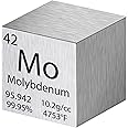 Cube Density Cubes High Density Element for Element Collections Lab Experiment Material Heavy Small Objects Experience(1 Inch,Molybdenum)
