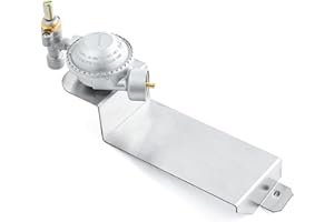 Oklagarden 80476 Valve Regulator Replacement Parts for Weber Q Grill Part Weber Q200 Q220 Grill Replacement Q 200 Q 220 Gas Valve Regulator Assembly Parts Weber Q Part 396002 396000 Regulator Manifold