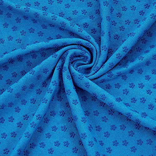 image for Leyeet Yoga Mat Towel Microfiber No-Slip Yoga Mat Cover Towels Sweat A