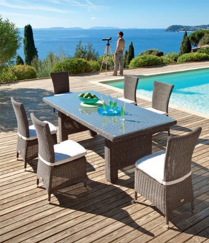 Table Et Chaises Hesperide Samoa Amazon Fr Jardin