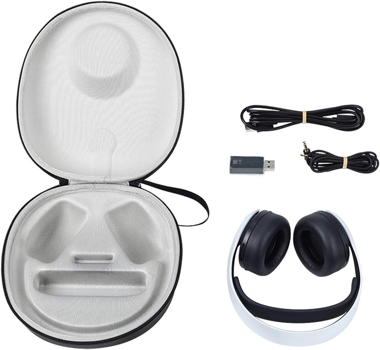 Headphone Carrying Case for PlayStation 5 PULSE 3D Wireless Headset, PlayStation 5 PULSE 3D Headphone Accessories Waterproof Portable Hard Shell Storage Box - Image 5