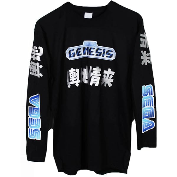 Agora N64 Japanese Long Sleeve T Shirt (Small) Black