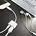 Lightning Jack Headphone Adaptor Charger for 8/8 Plus iPhone 7/7 Plus/iPhone X 10/iPad/iPod Earphone Adapter Headphone Aux Audio & Charge Adaptor,Connector Lightning Cable Suppor iOS 11 System