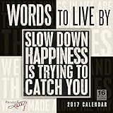Words to Live By Primitives by Kathy 2017 Wall Calendar