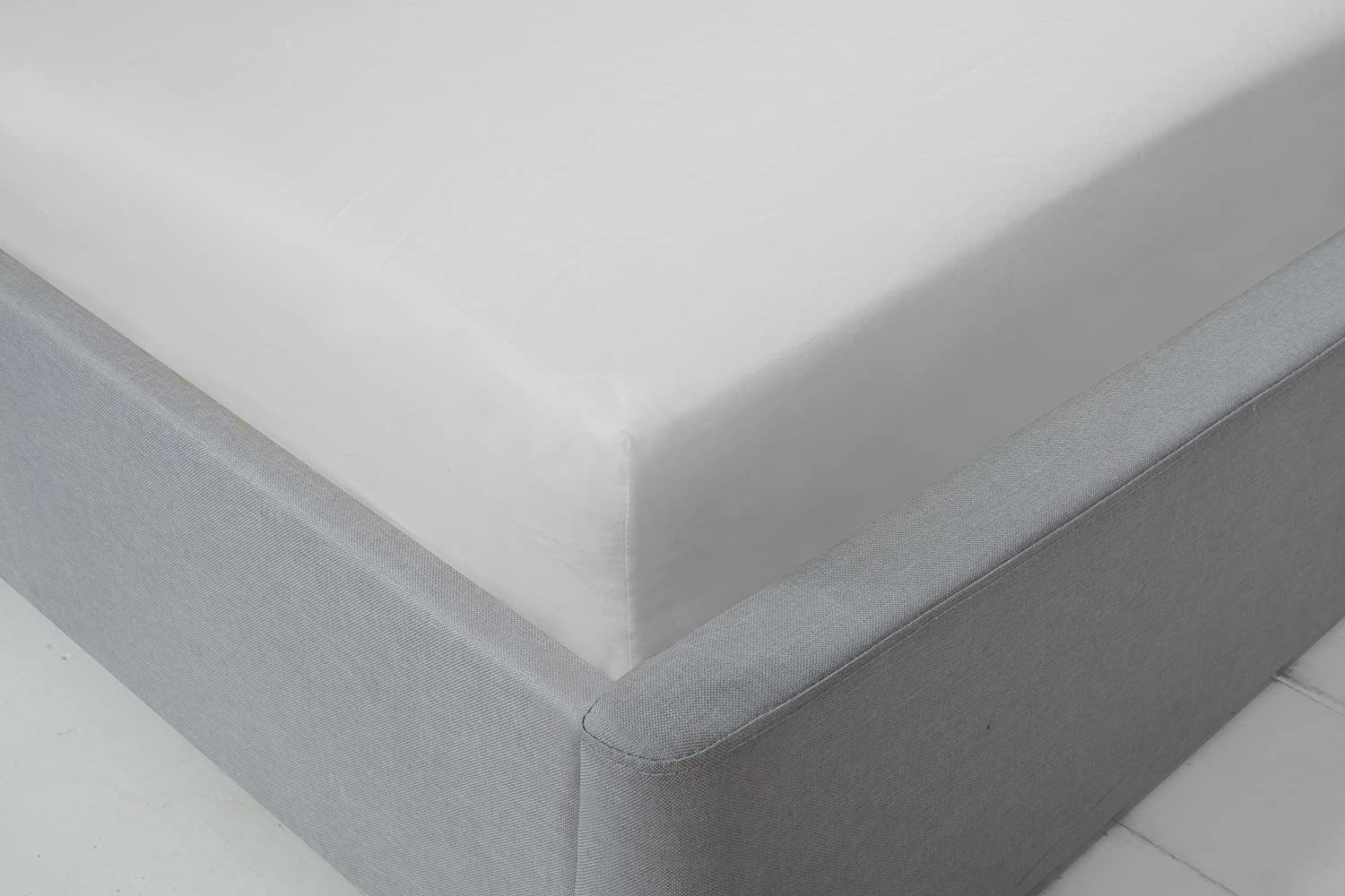 Poly Cotton Extra Long Single Fitted Sheet 90 x 200cm