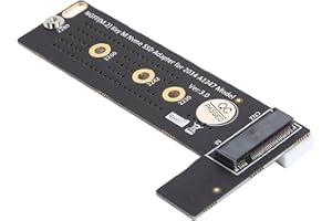 M.2 NGFF NVME SSD Adapter, 2280 2260 2242 2230 PCIE x4/PCIE x2 M.2 NGFF M?Key SSD Adapter Card Module Replacement for Mac Min