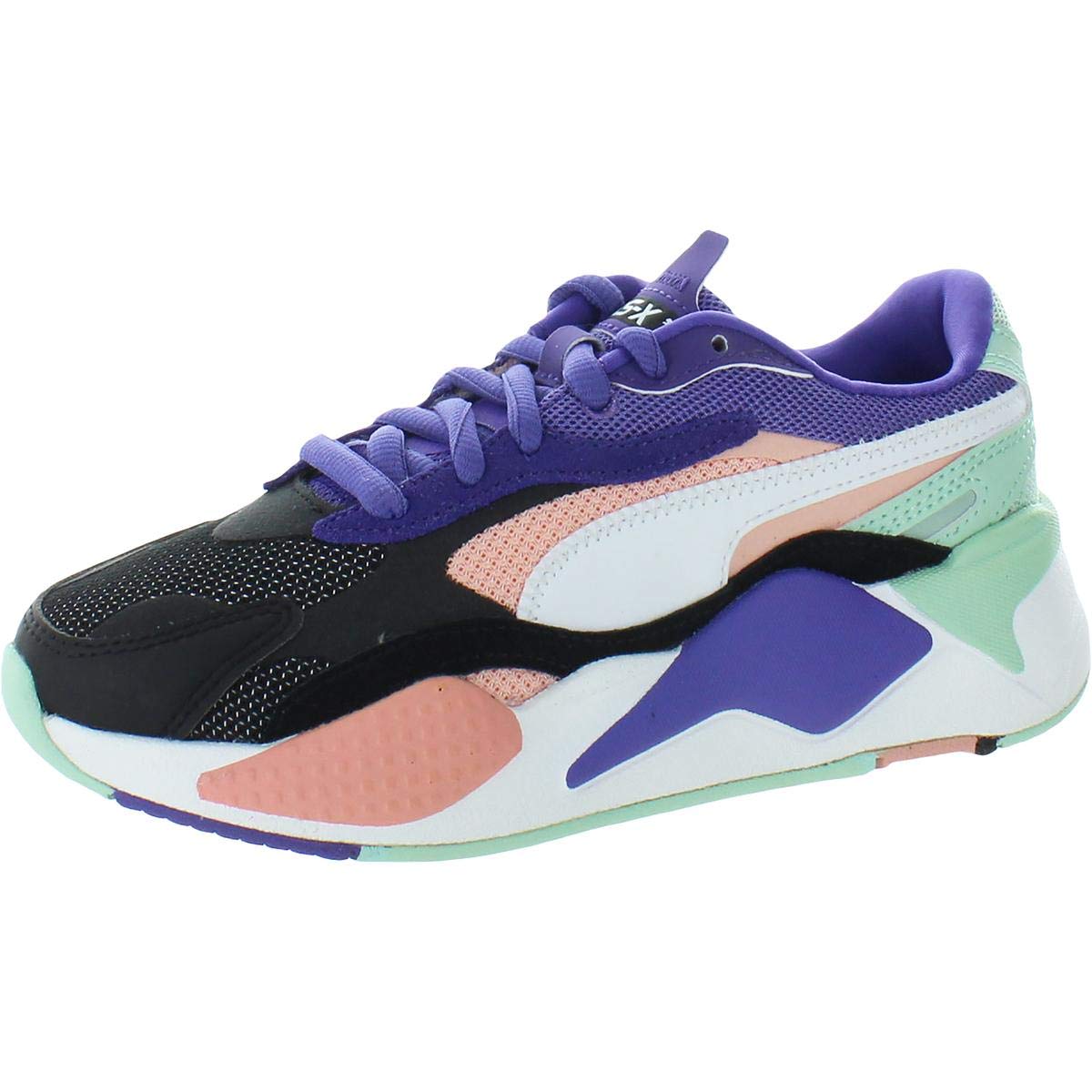 Puma Womens RSX3 Puzzle Workout Lifestyle Running Shoes Multi 5.5