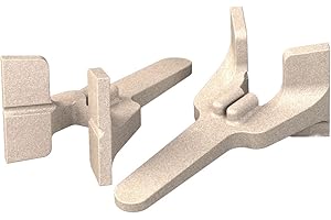 Bon Tool 11-289 Cast Aluminum Bricklayer's Corner Blocks, Sold in Pairs