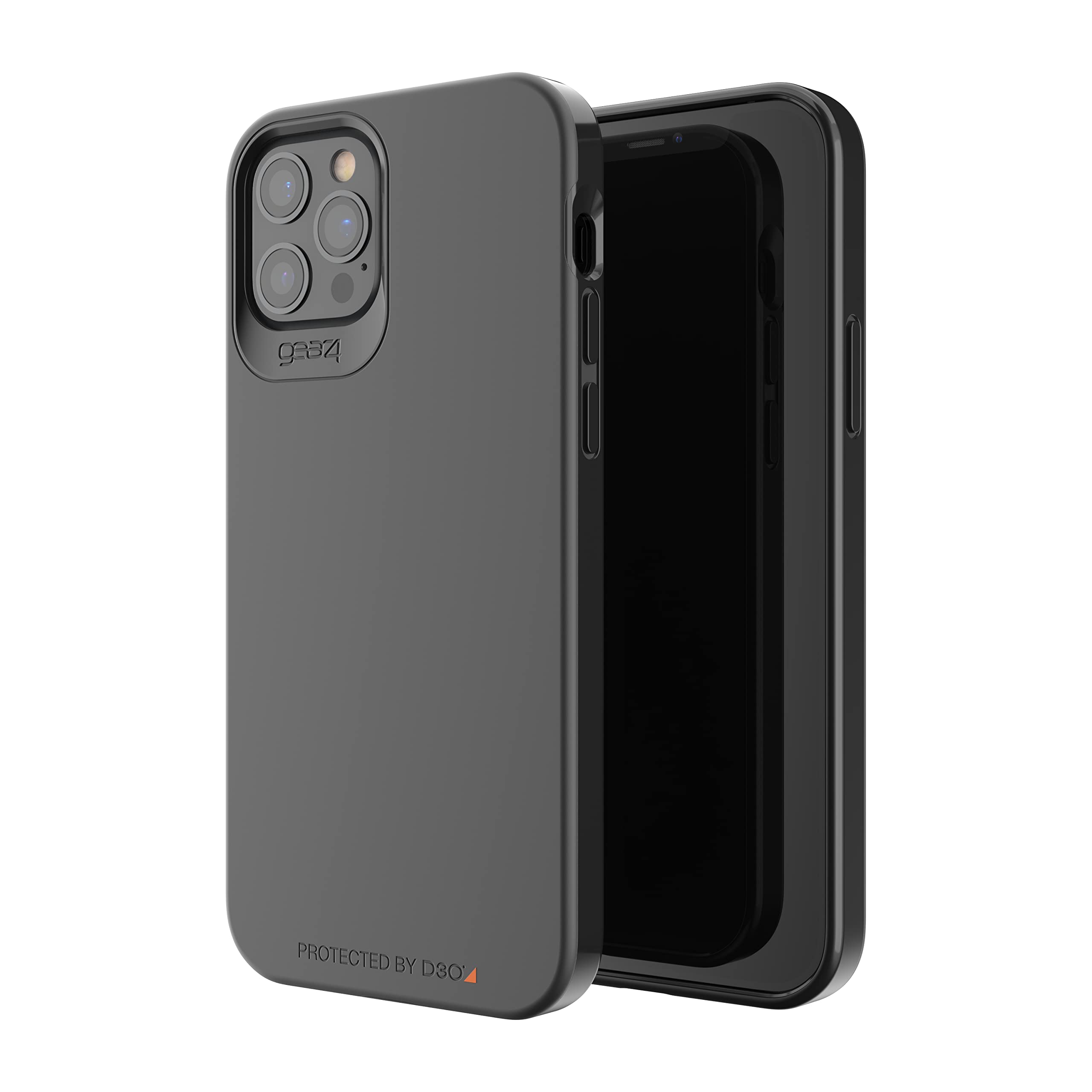 Gear 4 702006048 Holborn Slim - Compatible with iPhone 12 Pro & iPhone 12 - Advanced Impact Protection, Integrated D3O Technology, Enhanced Back Protection Phone Cover – Black