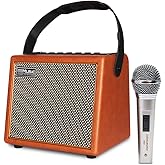Coolmusic Professional Karaoke Machine with 1 Microphone, Portable Bluetooth Speaker with OTG Supports USB, AUX, Rec, TWS, Part for Adults/Children
