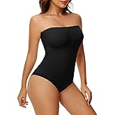 Strapless Shapewear Bodysuit for Women Thong Under Dress Bodysuit Tank Top