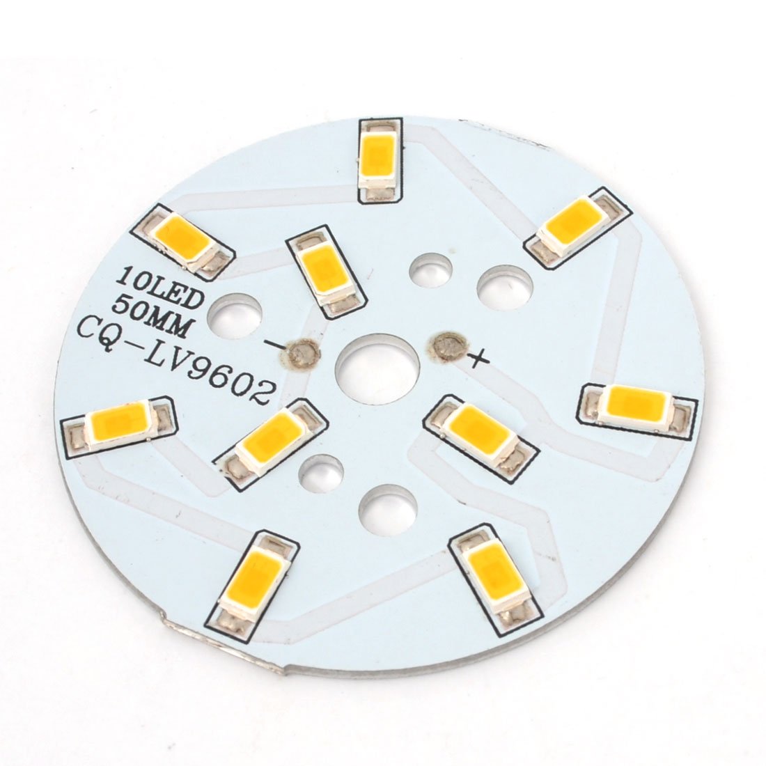 Aexit 500-600LM 5W Warm White 10x 5730 SMD LED w 50mm Dia. Aluminum PCB Circuit Board (6c1013897bbaf08054705e0455aef308)