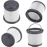 Pvf110 Replacement Filter for Black and Decker Cordless Pivot Vac Bdh2000pl, Phv1810 and Bdh2020fl, Bdh2020flfh, Bdh1620flfh Flex Hand Vacuum, Part #90552393, 4 Pack