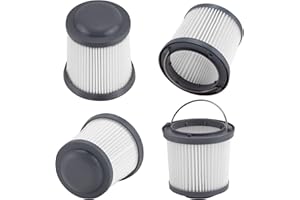PULLUTY Pvf110 Replacement Filter for Black and Decker Cordless Pivot Vac Bdh2000pl, Phv1810 and Bdh2020fl, Bdh2020flfh, Bdh1620flfh Flex Hand Vacuum, Part #90552393, 4 Pack