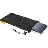 Haweel Pouch Carry Bag, Organizer for Smart Phones/Power Bank/USB Flash Drive/SD Cards and Other Accessories (Black)