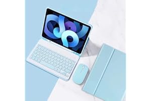 with Mouse Keyboard case for Galaxy Tab S6 Lite 10.4 inch 2020 SM-P610 SM-P615 Magnetic Detachable Keyboard Color Key Slim Bl
