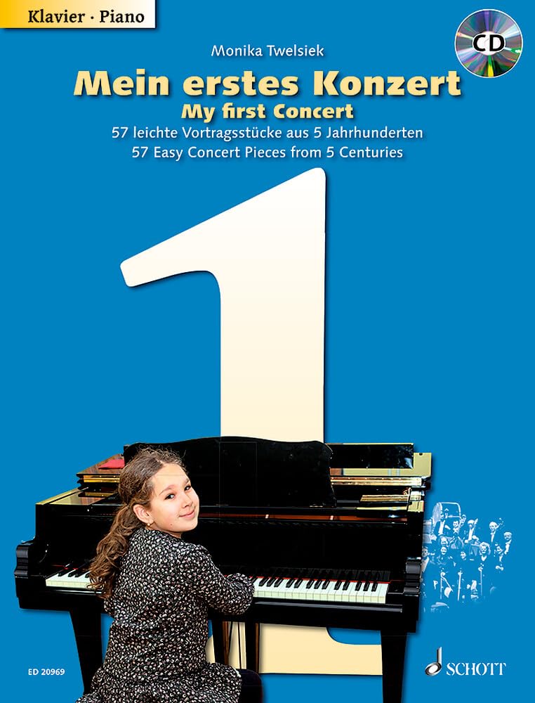 My First Concert - 57 Easy Concert Pieces from 5 Centuries - piano - edition with CD - (ED 20969)