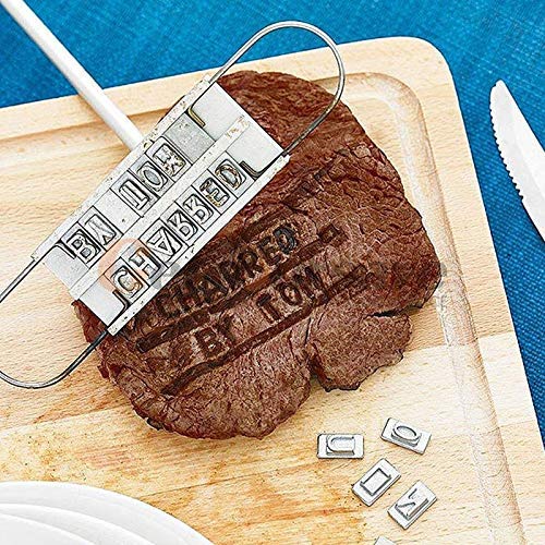 Tool Fire - Barbecue Stamp Stamping Mold With Fire Brand Nameplate 55 English Letters Restaurant Party - Dolls And Fighter