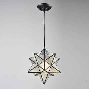 Amazon Com Belief Rebirth 12 Moravian Star Pendant Light Glass