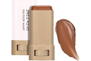 SWETIYOU Beauty Balm Serum Boosted Skin Tint, Foundation Makeup Stick Hydrating Tinted Moisturizer, Lightweight and Buildable Solid Tinted Hydrating Serum Foundation Contour Stick, Natural Finish(03#)