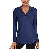 LURANEE Womens UPF 50+ Long Sleeve 1/4 Zip Pullover Athletic Hiking Running Workout Tops