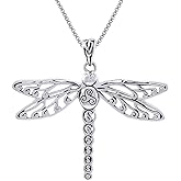 Jewelry Trends Celtic Triskele Dragonfly Sterling Silver Pendant Necklace 18"