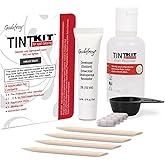 Godefroy Hair Color Tint Kit 4 Application and 1 oz Coloring Stain Remover Combo, Complete Coverage of Gray Hair Roots, Salon Quality Results - Natural Black