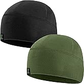 Temple Tape Tactical Fleece Watch Cap Beanie – Skull Cap Fleece Hat - Mens & Women