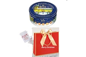Danish Cookie (Bisca Danish Butter Cookies 4lb) . Christmas Butter Cookie. Best Holiday Present For Everyone . Come With Maryse's Place Holidays Bags