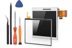 YWLRONG for Nintendo DS Lite Bottom LCD Display and Touch Screen Replacement for Nintendo DS Lite DSL NDSL Screen Digitizer Glass Repair Assembly Accessories Part with Repair Tools