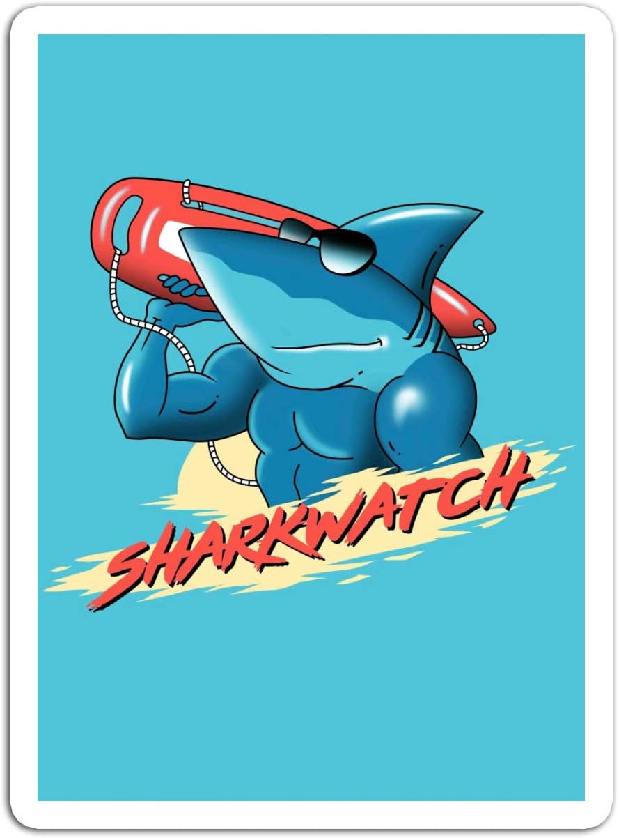 KoutYukshop Sticker Television Show Shark Watch Tv Shows Series (3" x 4", 3 PCS/Pack)