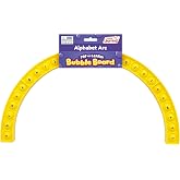 Junior Learning Alphabet Arc Bubble Board - Double-Sided K-2 Sensory Toy | Double-sided pop board for uppercase and lowercase letter recognition, ideal for K-2 literacy and sensory learning