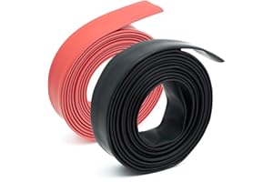MEYOOZIISU 3/4" Heat Shrink Tubing - 3:1 Ratio Dual Wall Adhesive Lined, Marine Grade, Waterproof Insulation - Electrical Ind