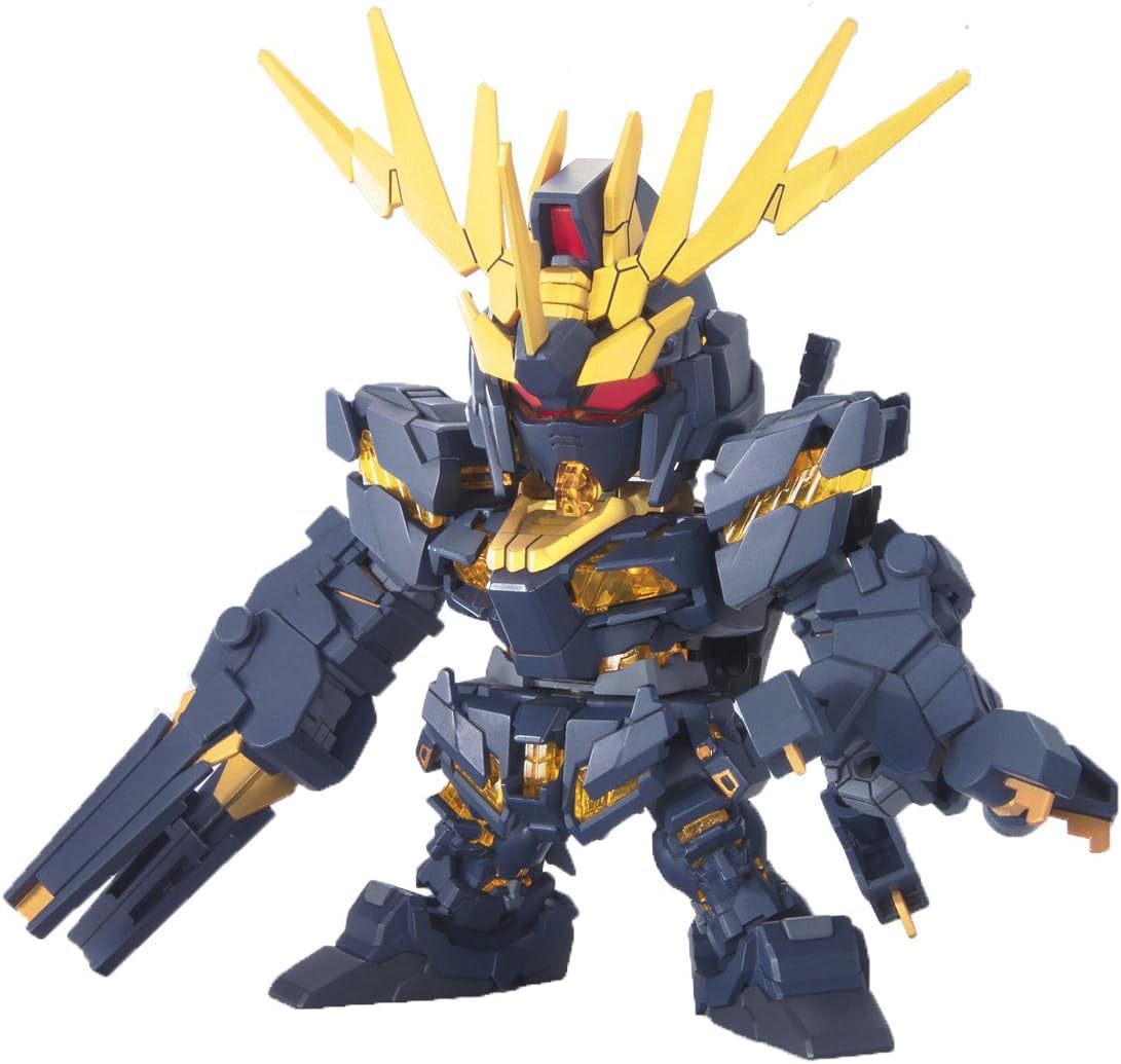 BANDAI SPIRITS Gundam - Model Kit - BB Gundam Unicorn 2 Banshee 380, White, Red, Blue