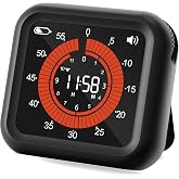 Digital Magnetic Visual Kitchen Timer, Up to 11H 59M Countdown &amp; Count Up | USB-C Rechargeable, Large VA Display, Adjustable Volume and Brightness, Memory Recall Function for Kitchen, Classroom, Study