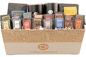 Coffee Beanery VIP Coffee Gift Basket, Light-Medium Roast Specialty Arbica Flavored Coffee & Mugs
