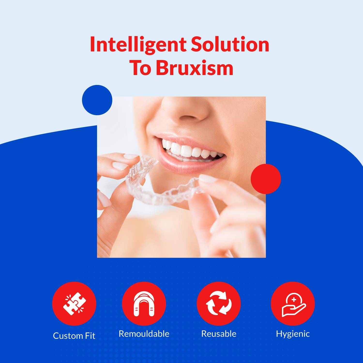 Professional Mouth Guards- Night Guard For Teeth Grinding- Teeth Whitening Mouth Guards- Bruxism Protection Dental Mouth Guard- BPA Free Night/Sports Mouth Guard- Smart Dental Teeth Guard by Stifer : Beauty
