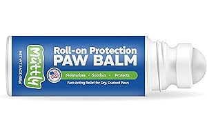 MUTTLY Roll-On Dog Paw Balm - Moisturizer & Soothing Protection from Snow & Hot Pavements - Snout Soother for Dogs - Easy & Fast to Apply, Natural, Non-Toxic, Food-Grade, Lick-Safe Wax
