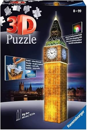 ravensburger 3d light up puzzles